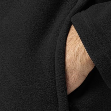  Jack Wolfskin Winterstein Fz Erkek Siyah Polar Ceket