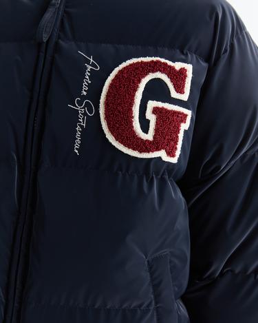  GANT Kadın Lacivert Hakim Yaka Logolu Bomber Ceket