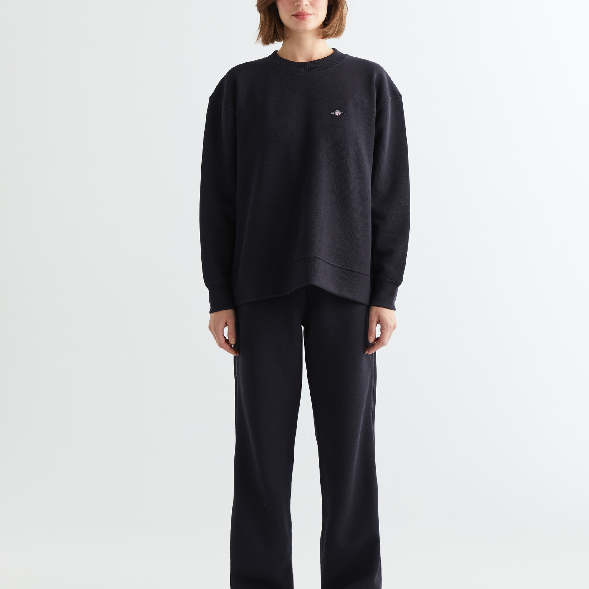 GANT Kadın Siyah Regular Fit Eşofman Altı