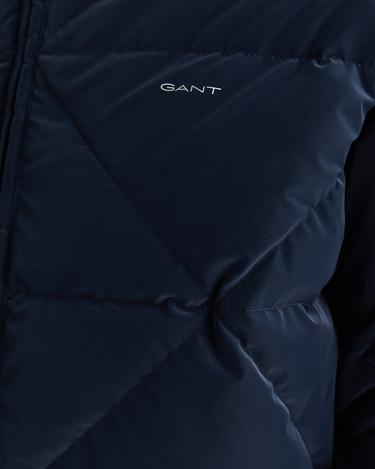  GANT Kadın Lacivert Kapüşonlu Kapitone Mont