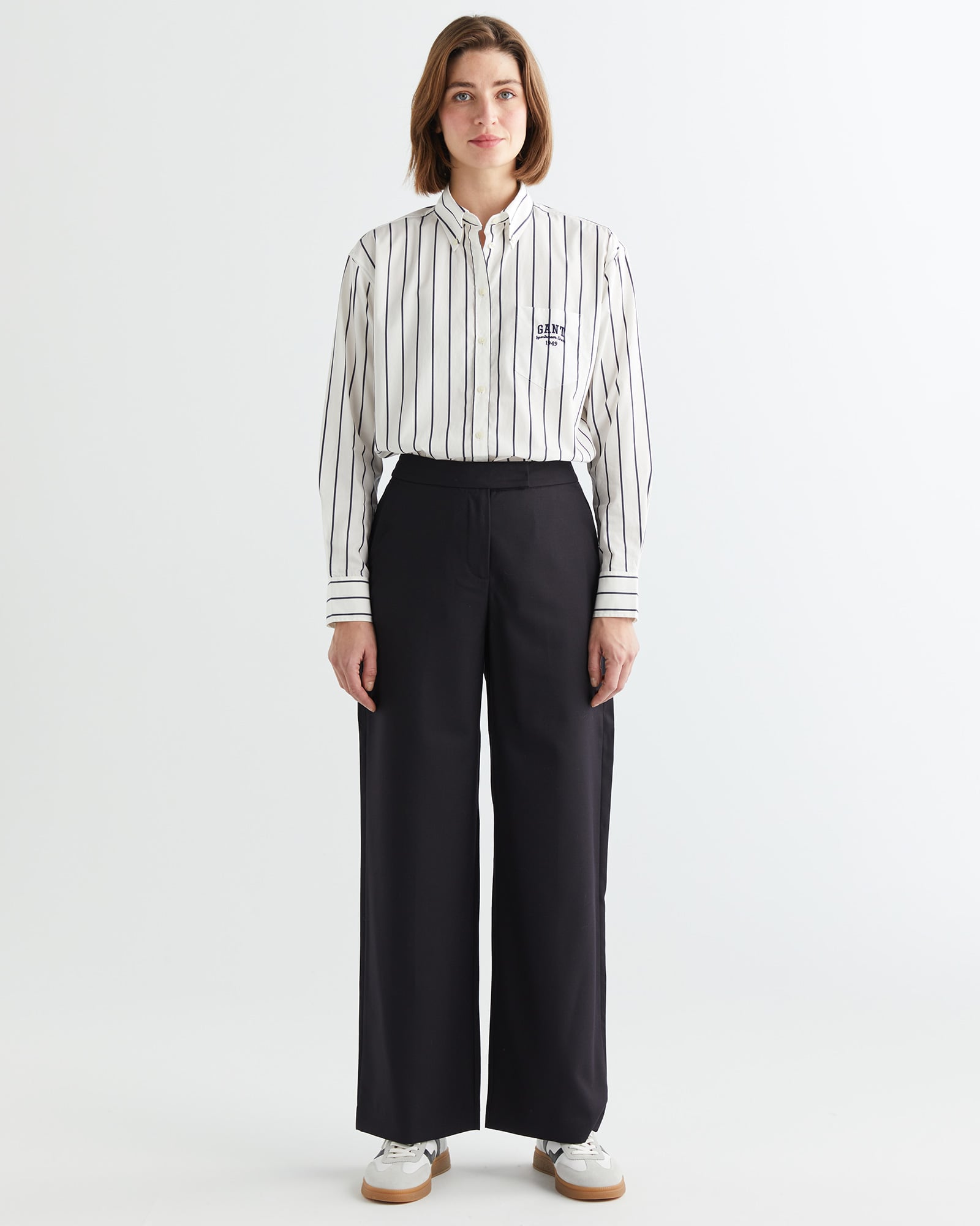  GANT Kadın Siyah Slim Fit Pantolon