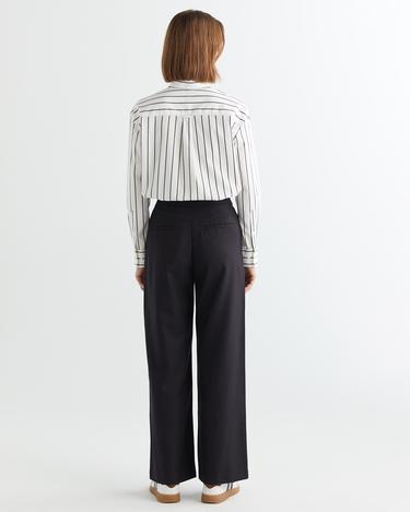  GANT Kadın Siyah Slim Fit Pantolon