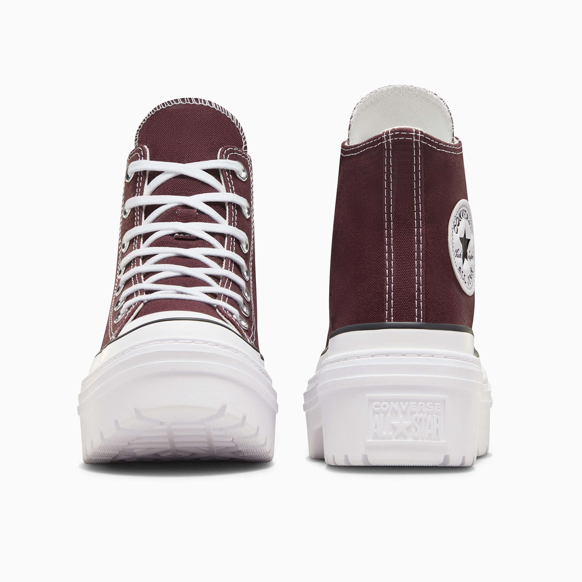 Converse Chuck Taylor All Star Lugged Heel Kadın Bordo Platform Sneaker