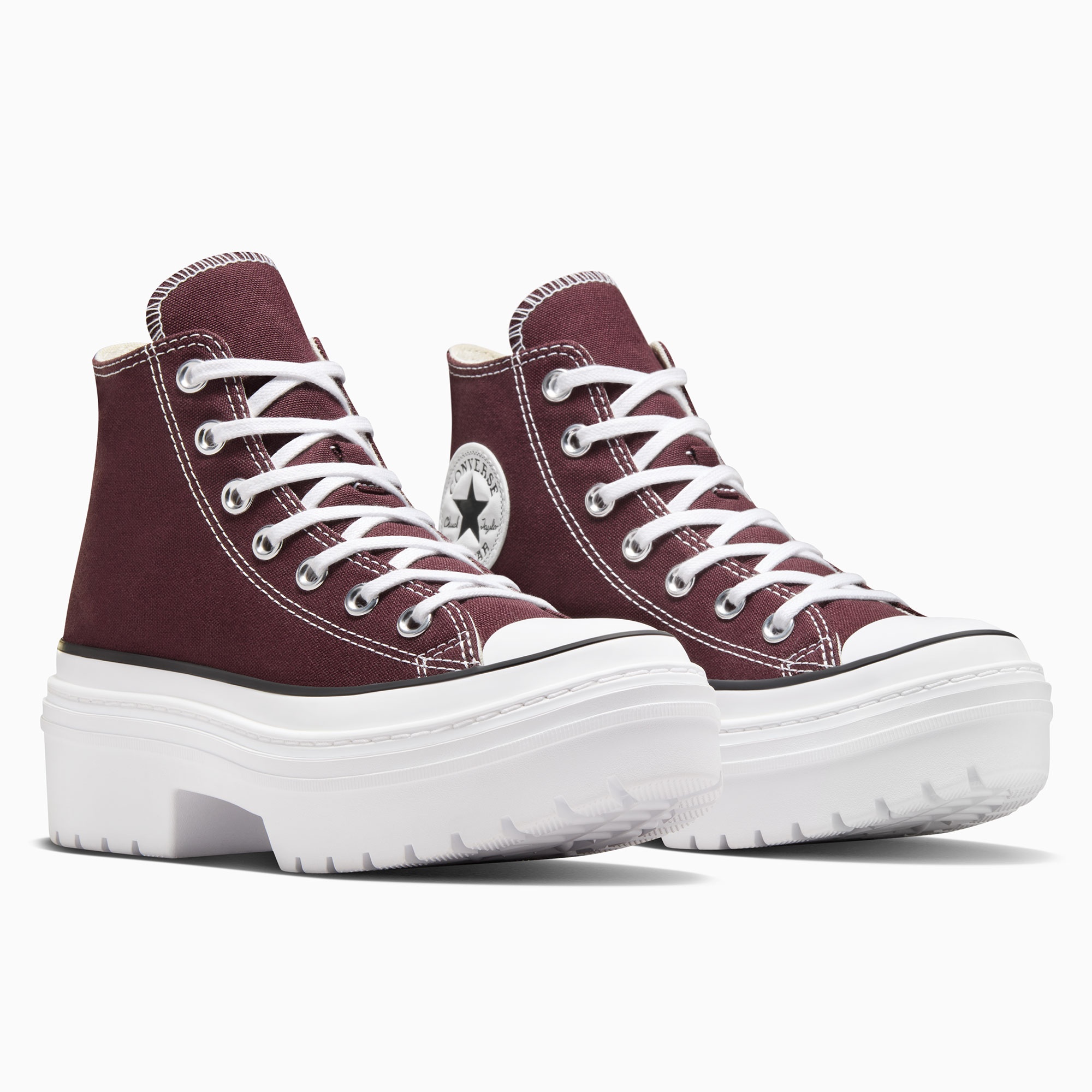Converse Chuck Taylor All Star Lugged Heel Kadın Bordo Platform Sneaker