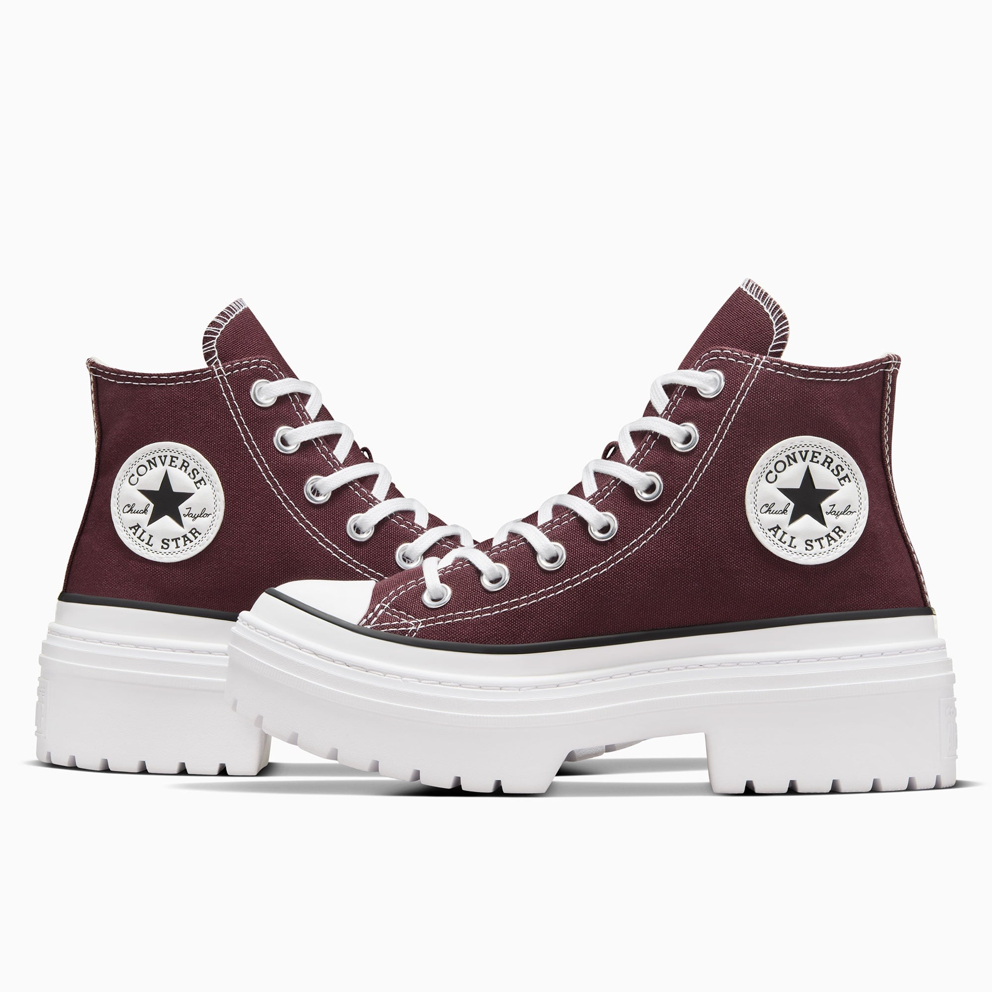 Converse Chuck Taylor All Star Lugged Heel Kadın Bordo Platform Sneaker