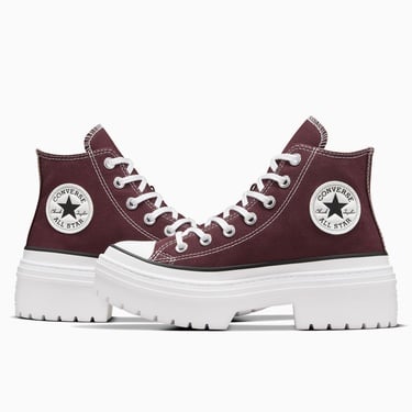  Converse Chuck Taylor All Star Lugged Heel Kadın Bordo Platform Sneaker