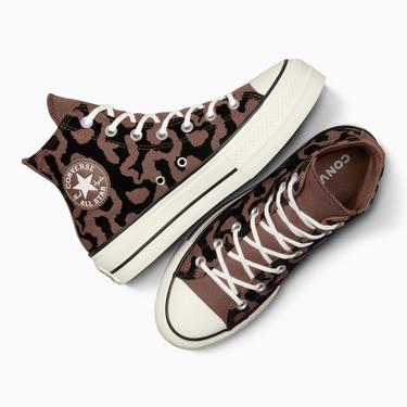  Converse Chuck Taylor All Star Lift Kadın Kahverengi Platform Sneaker