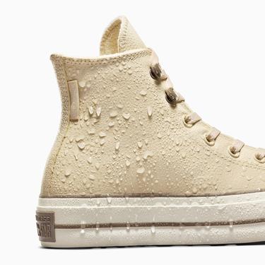  Converse Chuck Taylor All Star Lift Unisex Krem Deri Bot