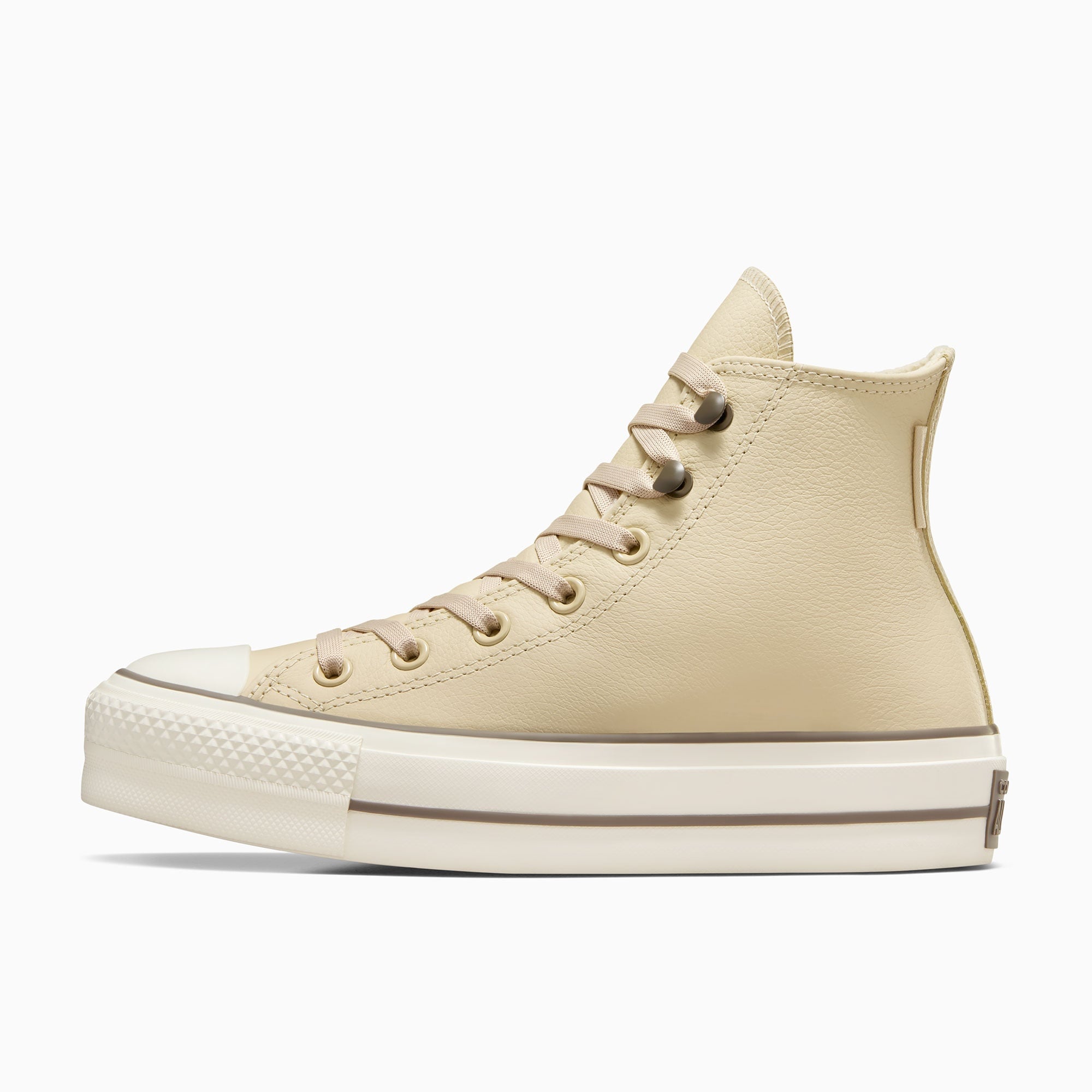 Converse Chuck Taylor All Star Lift Unisex Krem Deri Bot