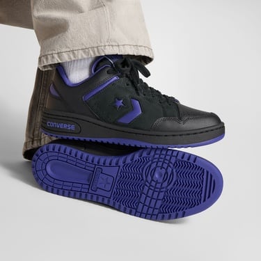  Converse Weapon Unisex Lacivert Deri Sneaker