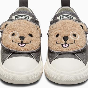  Converse Chuck Taylor All Star One Strap Çocuk Gri Sneaker