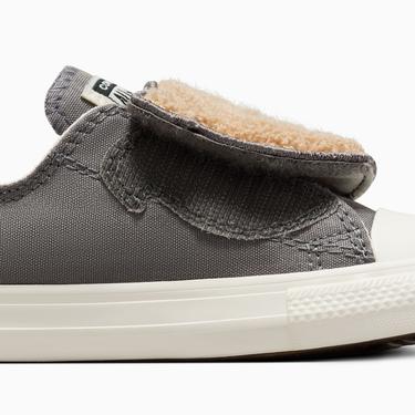  Converse Chuck Taylor All Star One Strap Çocuk Gri Sneaker
