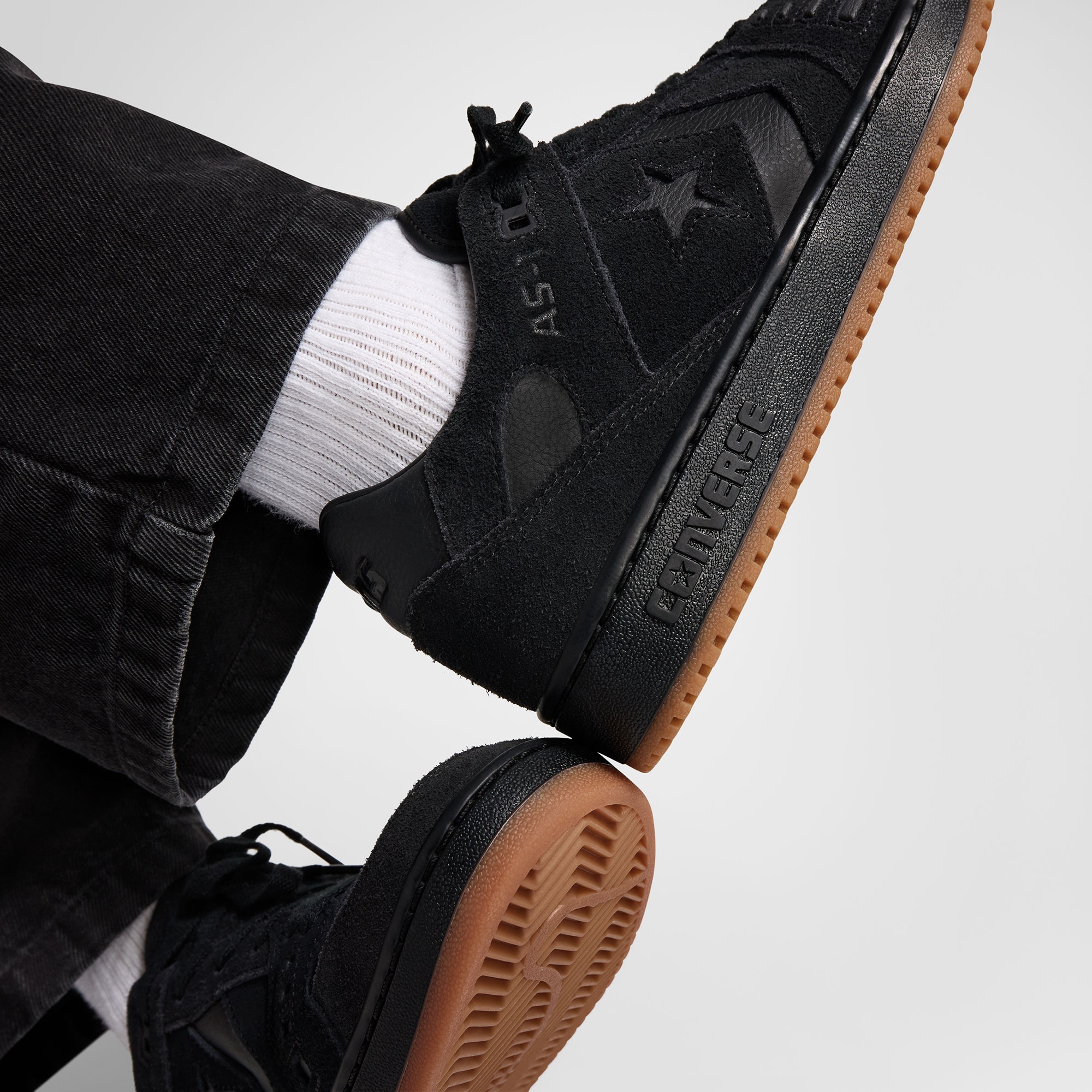 Converse As-1 Pro Unisex Siyah Süet Sneaker