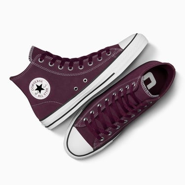  Converse Chuck Taylor All Star Pro Unisex Bordo Süet Sneaker