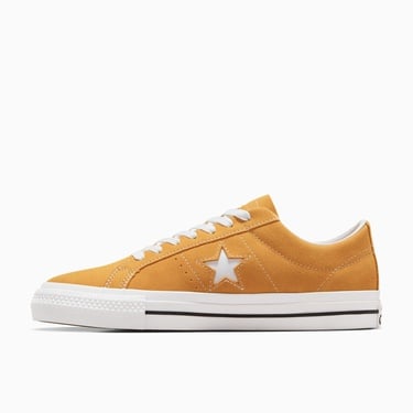  Converse One Star Pro Unisex Sarı Süet Sneaker
