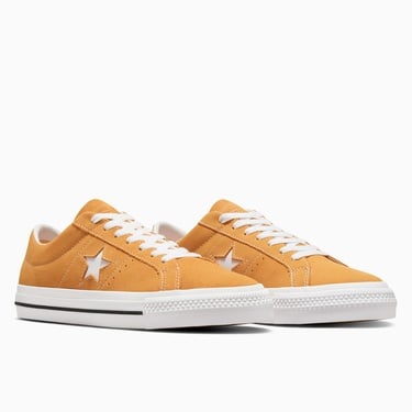  Converse One Star Pro Unisex Sarı Süet Sneaker