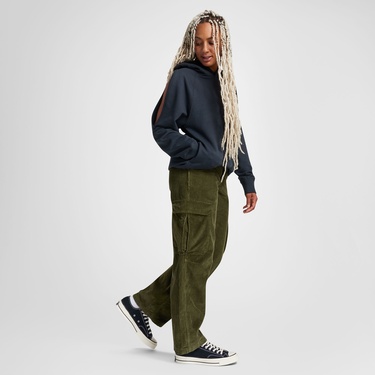  Converse Kadın Siyah Hoodie