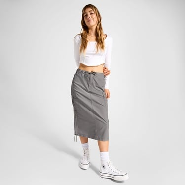  Converse Cargo Kadın Gri Etek