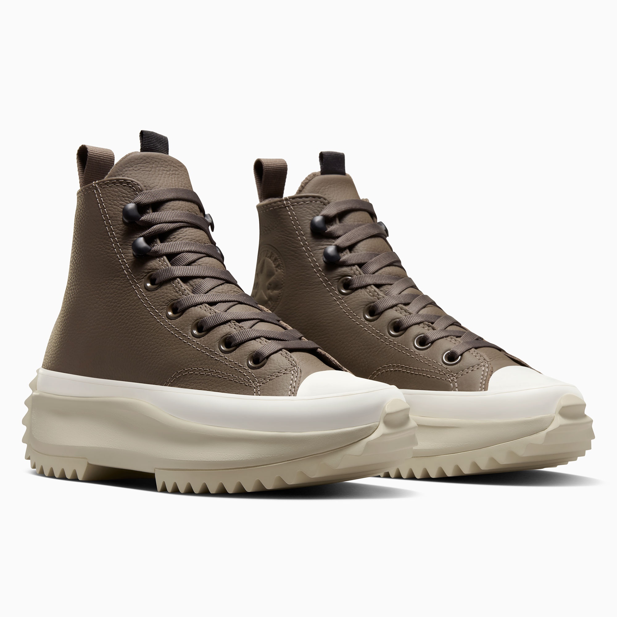 Converse Run Star Hike Unisex Kahverengi Deri Bot