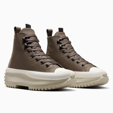  Converse Run Star Hike Unisex Kahverengi Deri Bot