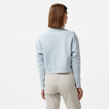  Puma Dare To Relaxed Washed Kadın Mavi Günlük Sweatshirt