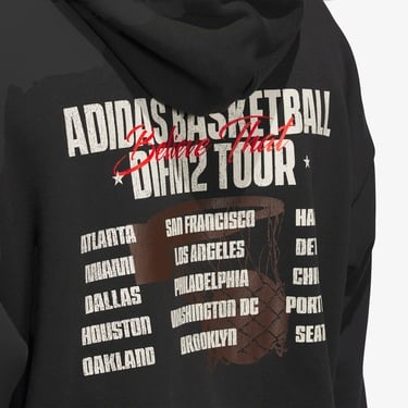  adidas A.E. Graphic Erkek Siyah Günlük Sweatshirt