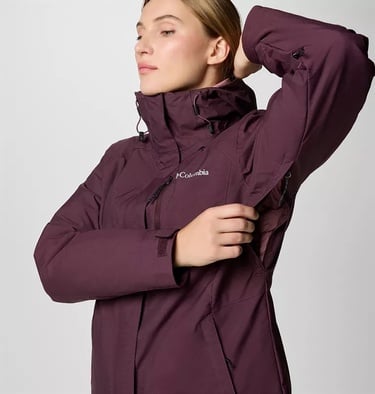  Columbia Whirlibird V Interchange Kadın Bordo Ceket