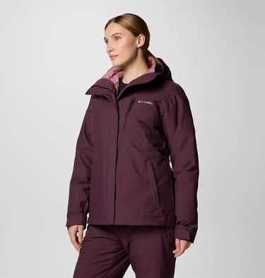  Columbia Whirlibird V Interchange Kadın Bordo Ceket