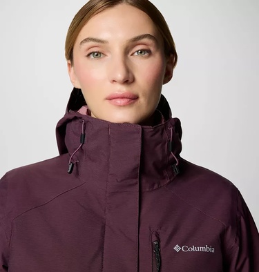  Columbia Whirlibird V Interchange Kadın Bordo Ceket