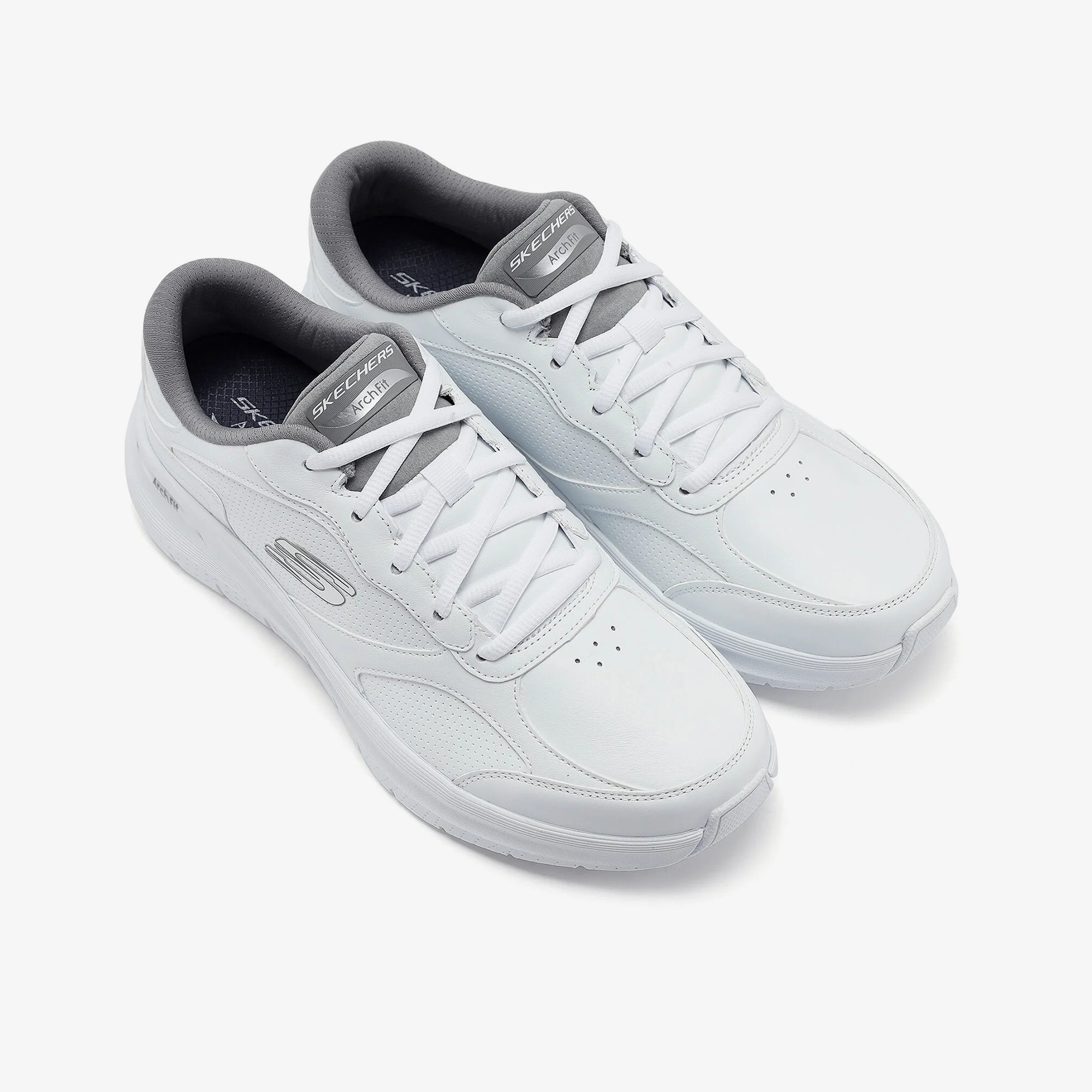 Skechers Arch Fit 2.0 Safehouse Erkek Beyaz Günlük Spor Ayakkabı