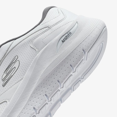  Skechers Arch Fit 2.0 Safehouse Erkek Beyaz Günlük Spor Ayakkabı