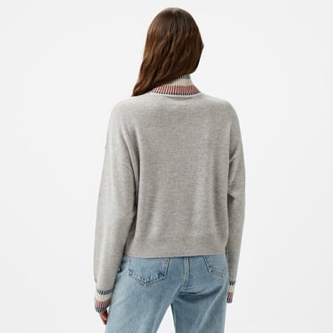  Tommy Hilfiger Global Stp Kadın Gri Kazak