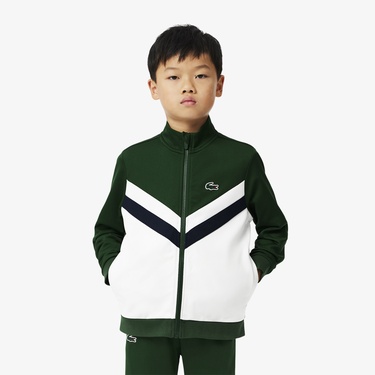 Lacoste Erkek Çocuk Koyu Yeşil Eşofman Takımı