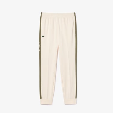  Erkek Regular Fit Baskılı Krem Eşofman Altı