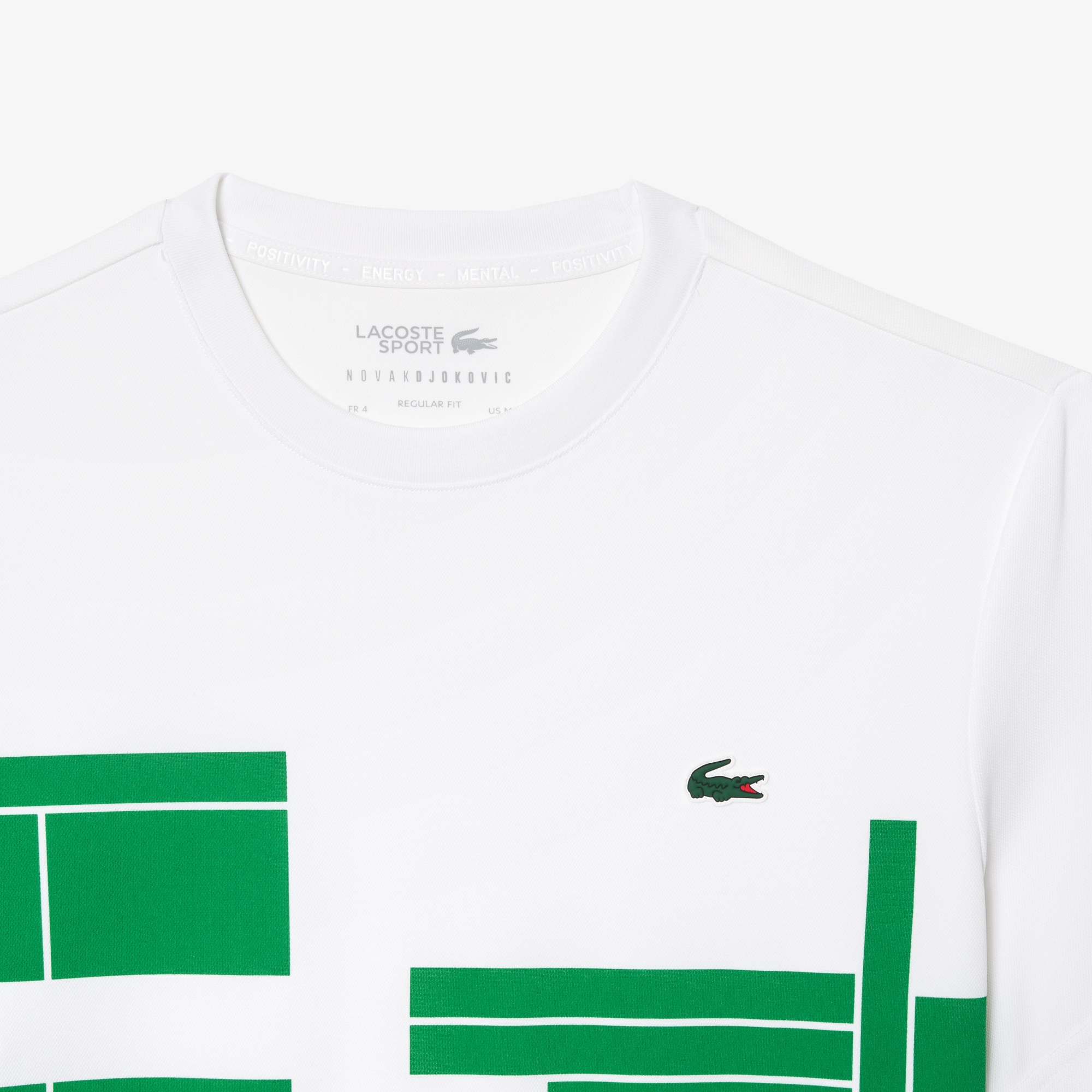 Erkek Regular Fit Bisiklet Yaka Baskılı Beyaz T-Shirt