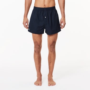  Erkek Çizgili 3'lü Mavi Boxer