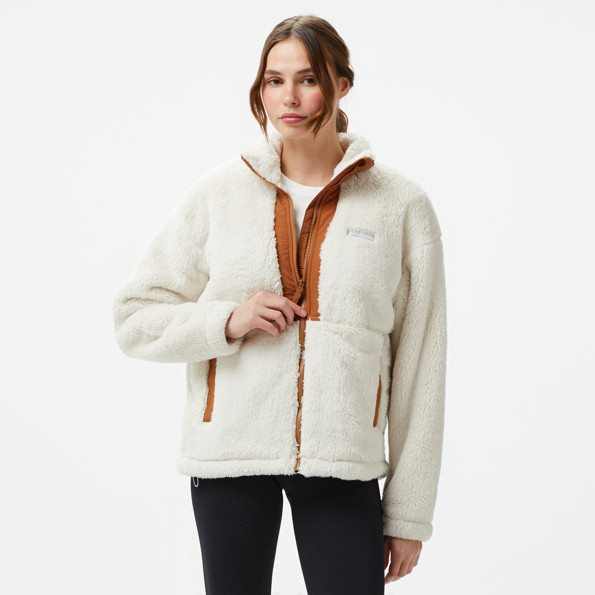  Columbia Boundless Discovery Sherpa Full Zip II Kadın Bej Polar Ceket