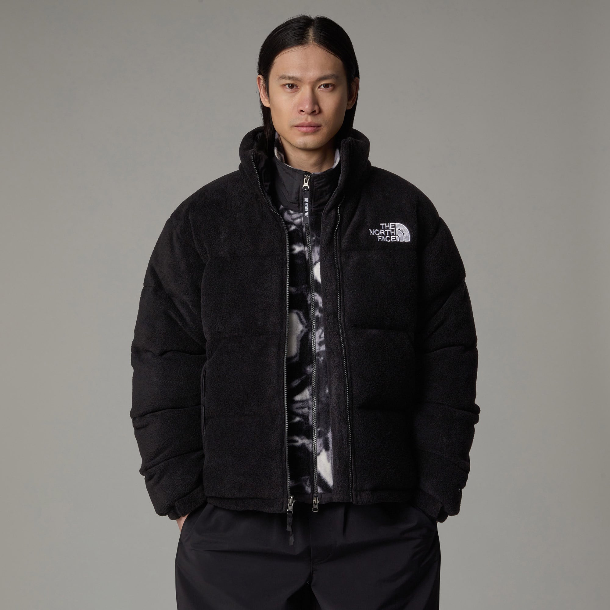 The North Face Erkek Polar Nuptse Siyah  Mont
