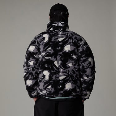  The North Face Polar Nuptse Erkek Desenli Siyah Mont