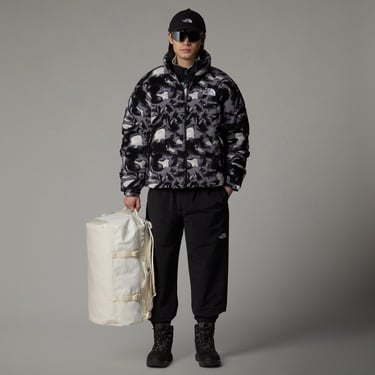  The North Face Polar Nuptse Erkek Desenli Siyah Mont