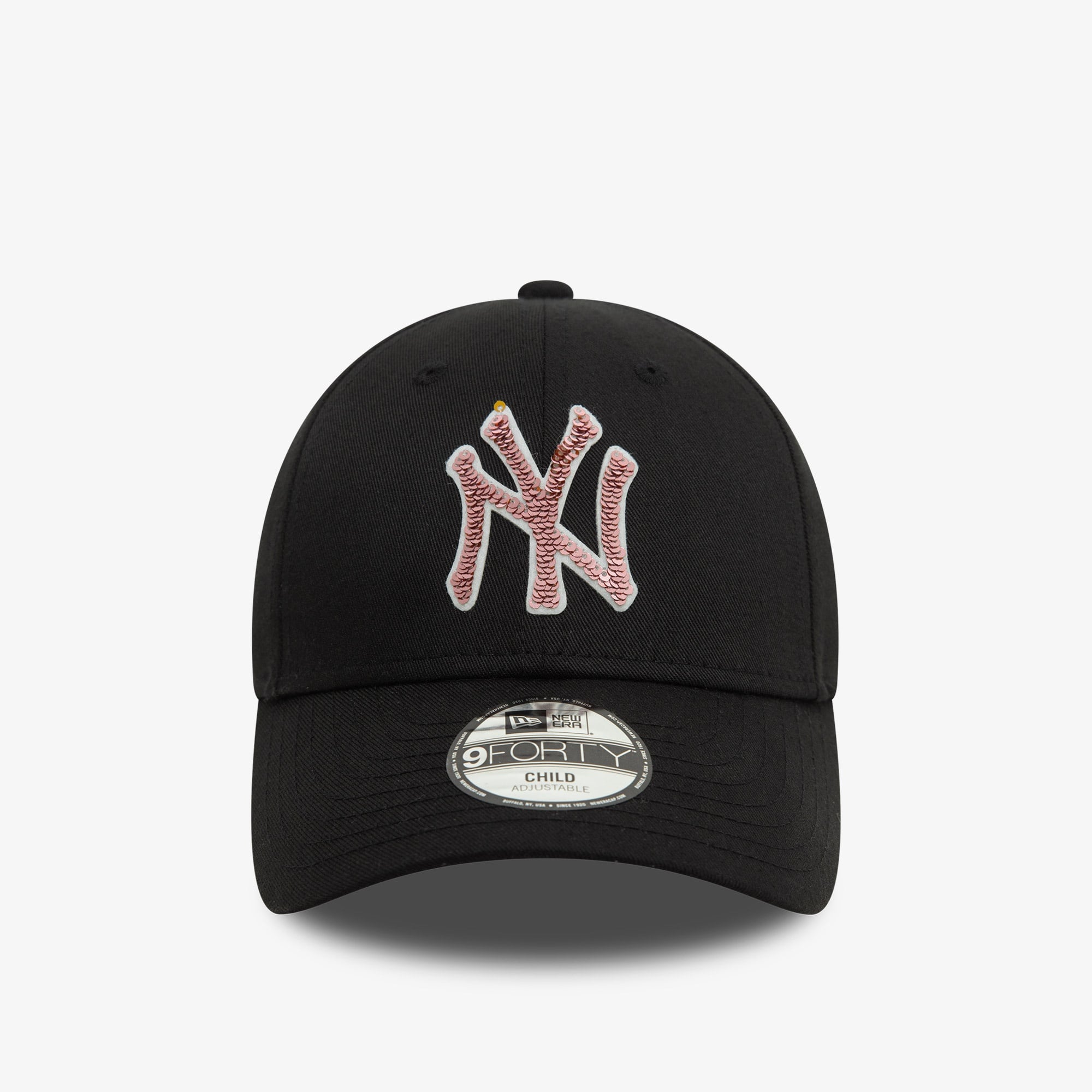 New Era Child Sequin 9Forty Neyyan Blkpnk Çocuk Siyah Şapka