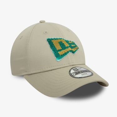  New Era Child Ne Sequin 9Forty Newera Stn Çocuk Bej Şapka