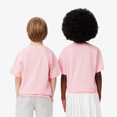  Çocuk Baskılı Pembe T-Shirt