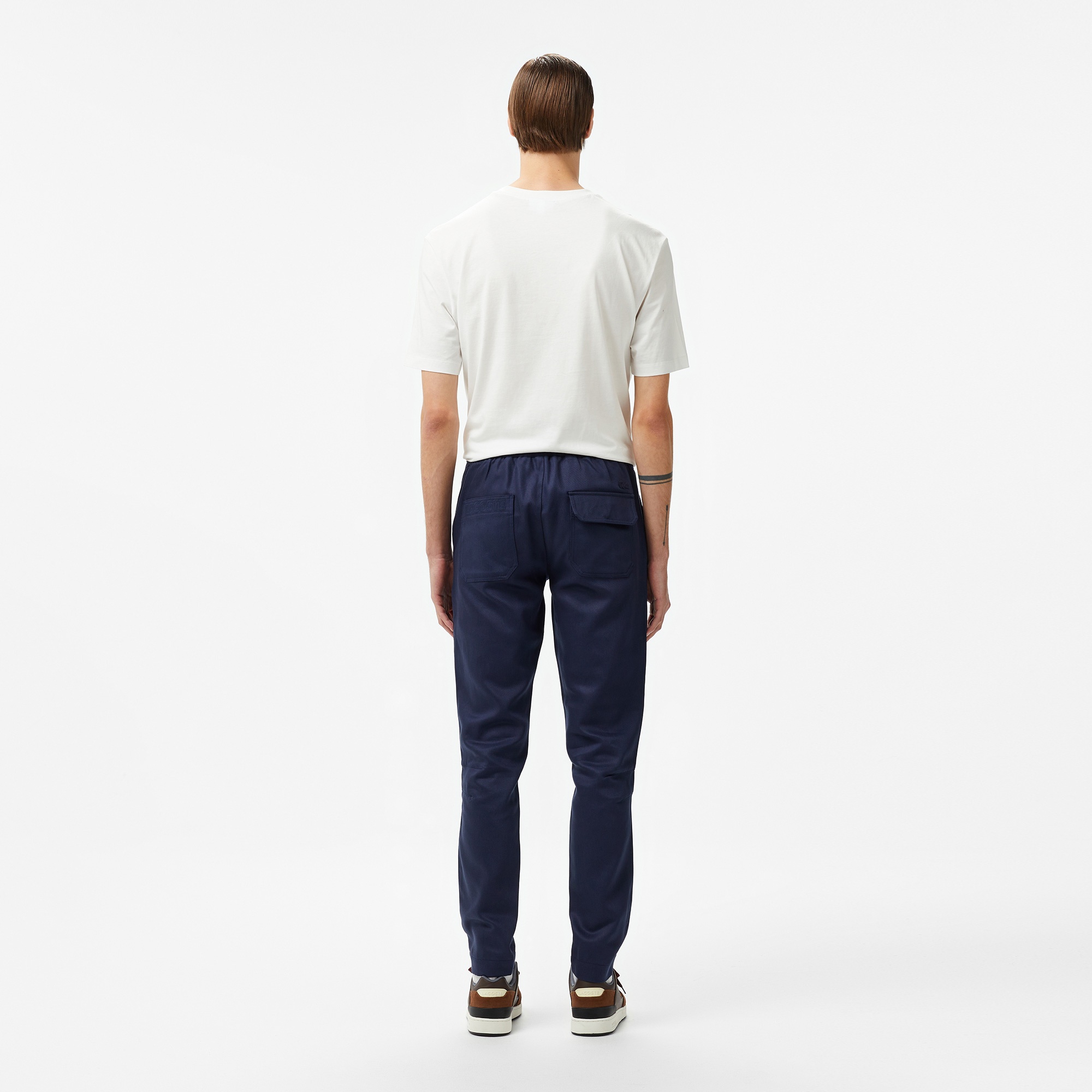 Erkek Straight Fit Chino Lacivert Pantolon