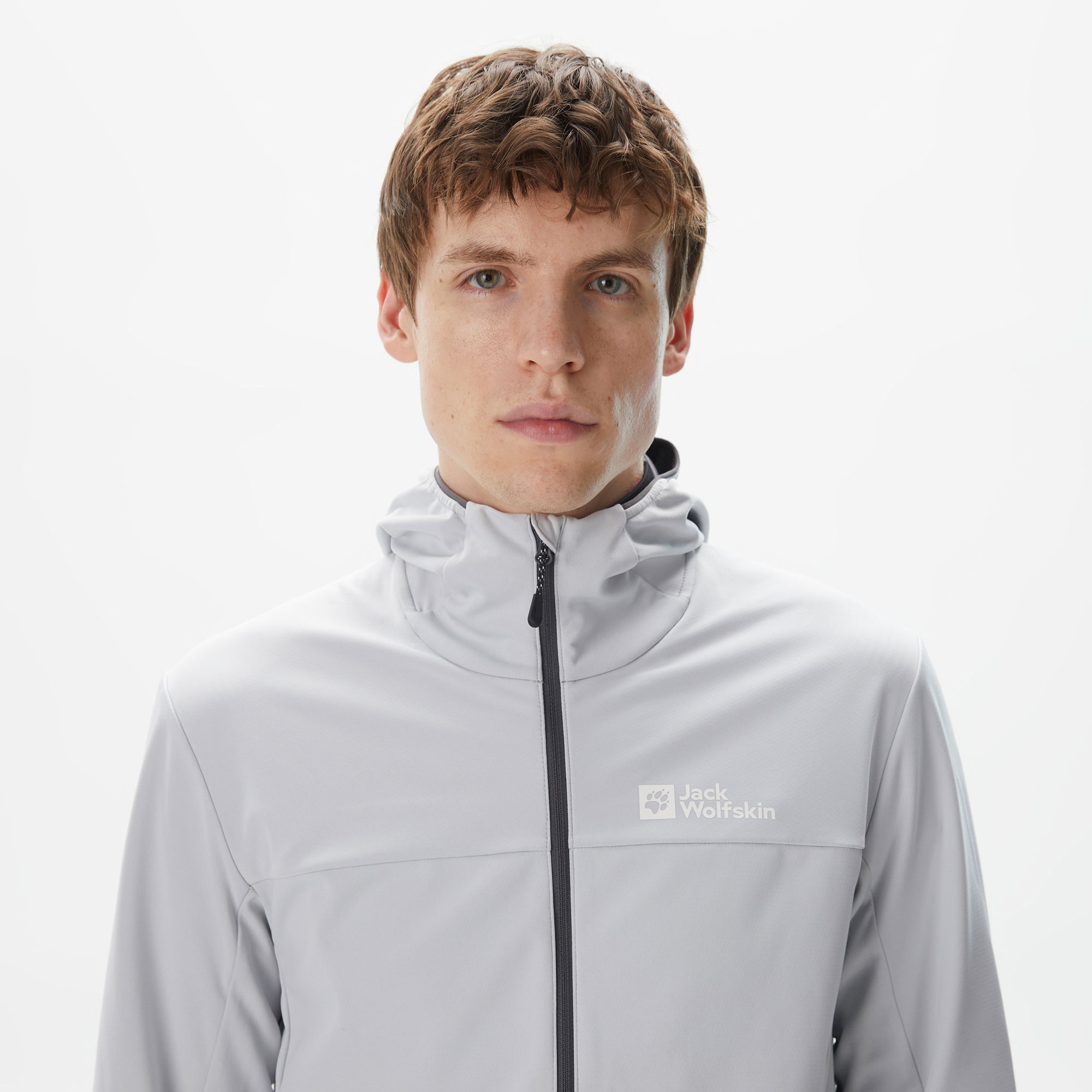 Jack Wolfskin Feldberg Hoodie Erkek Gri Ceket