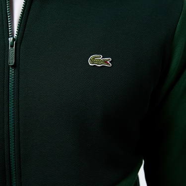  Lacoste Classic Erkek Yeşil Sweatshirt