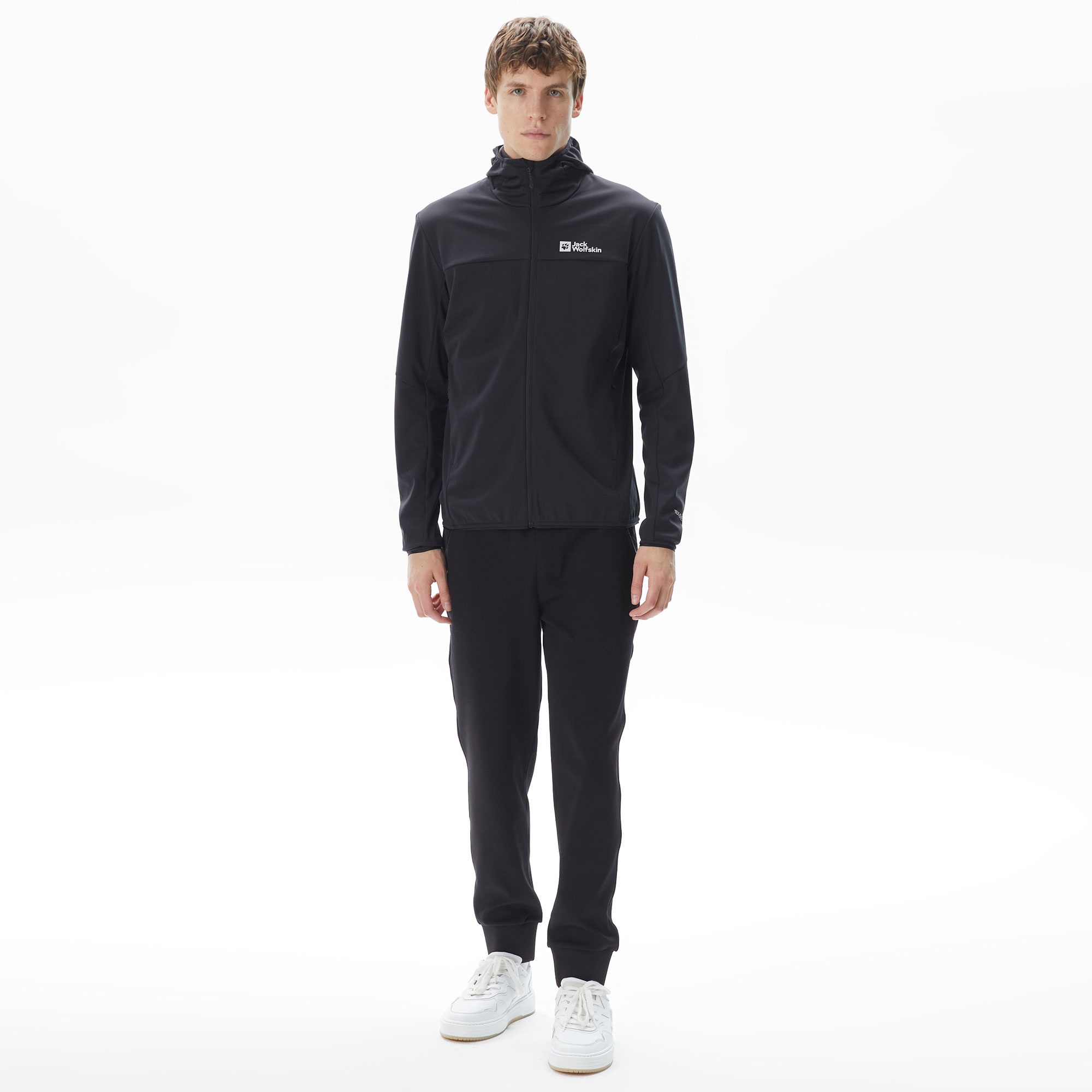 Jack Wolfskin Feldberg Hoodie Erkek Siyah Ceket