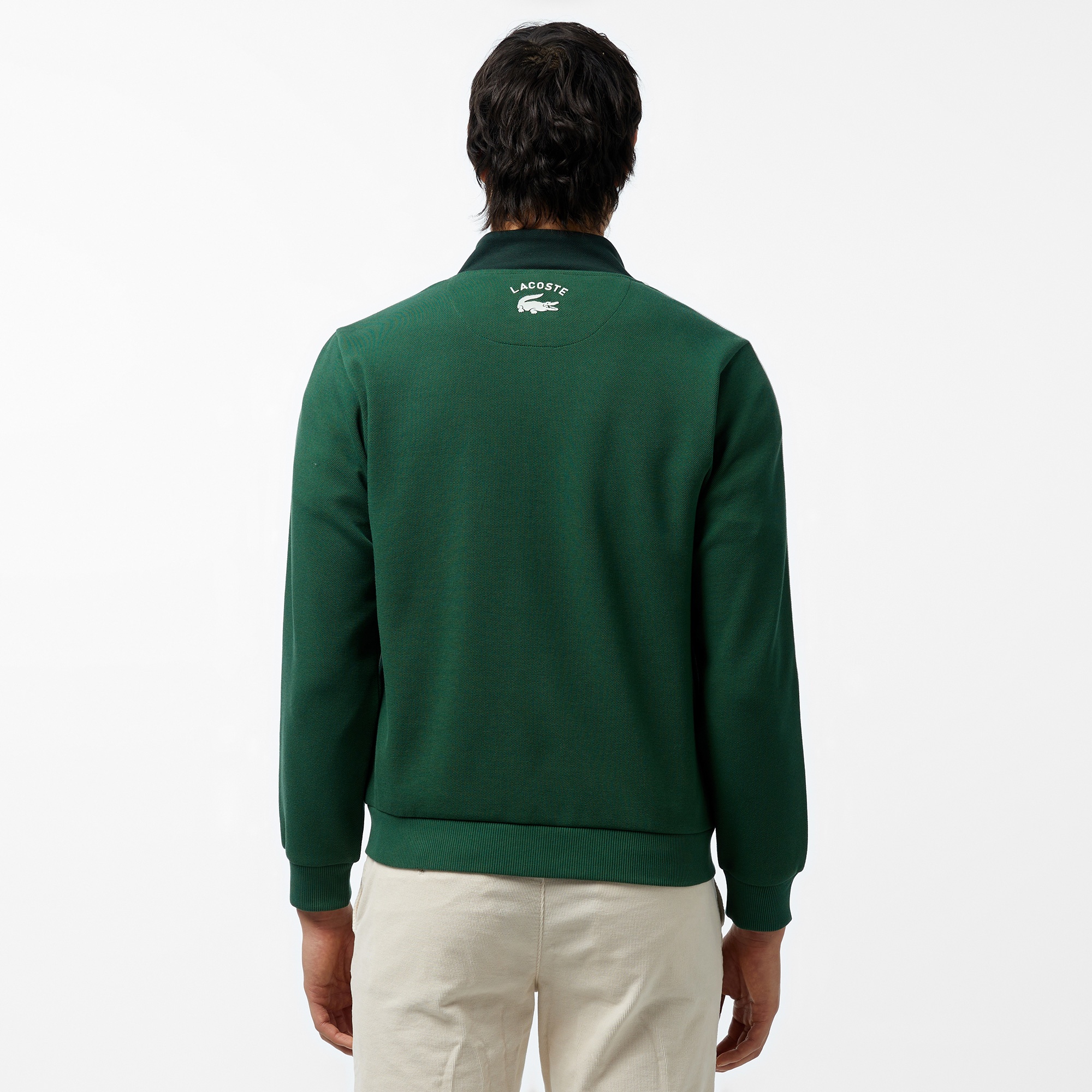 Lacoste Classic Erkek Yeşil Sweatshirt
