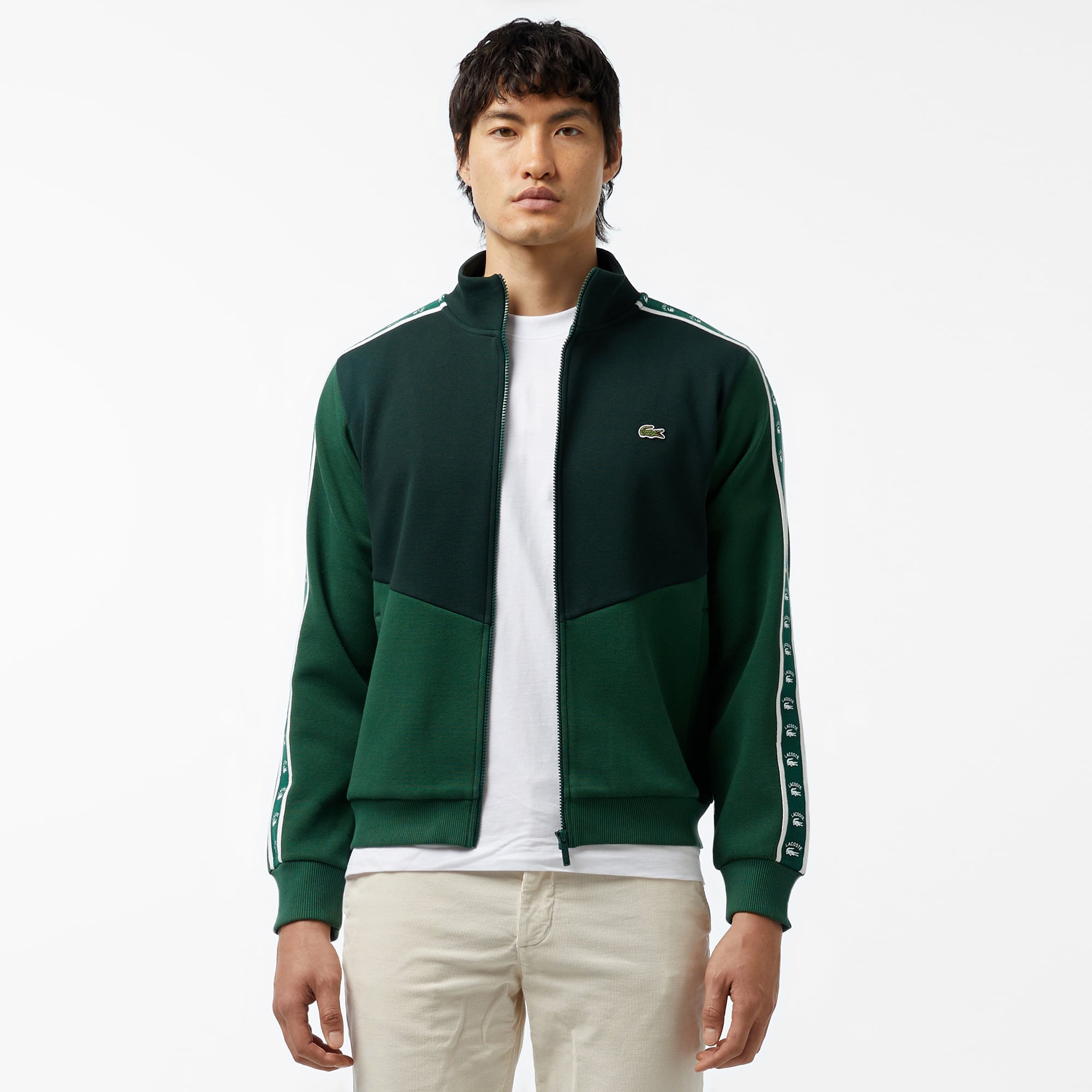 Lacoste Classic Erkek Yeşil Sweatshirt