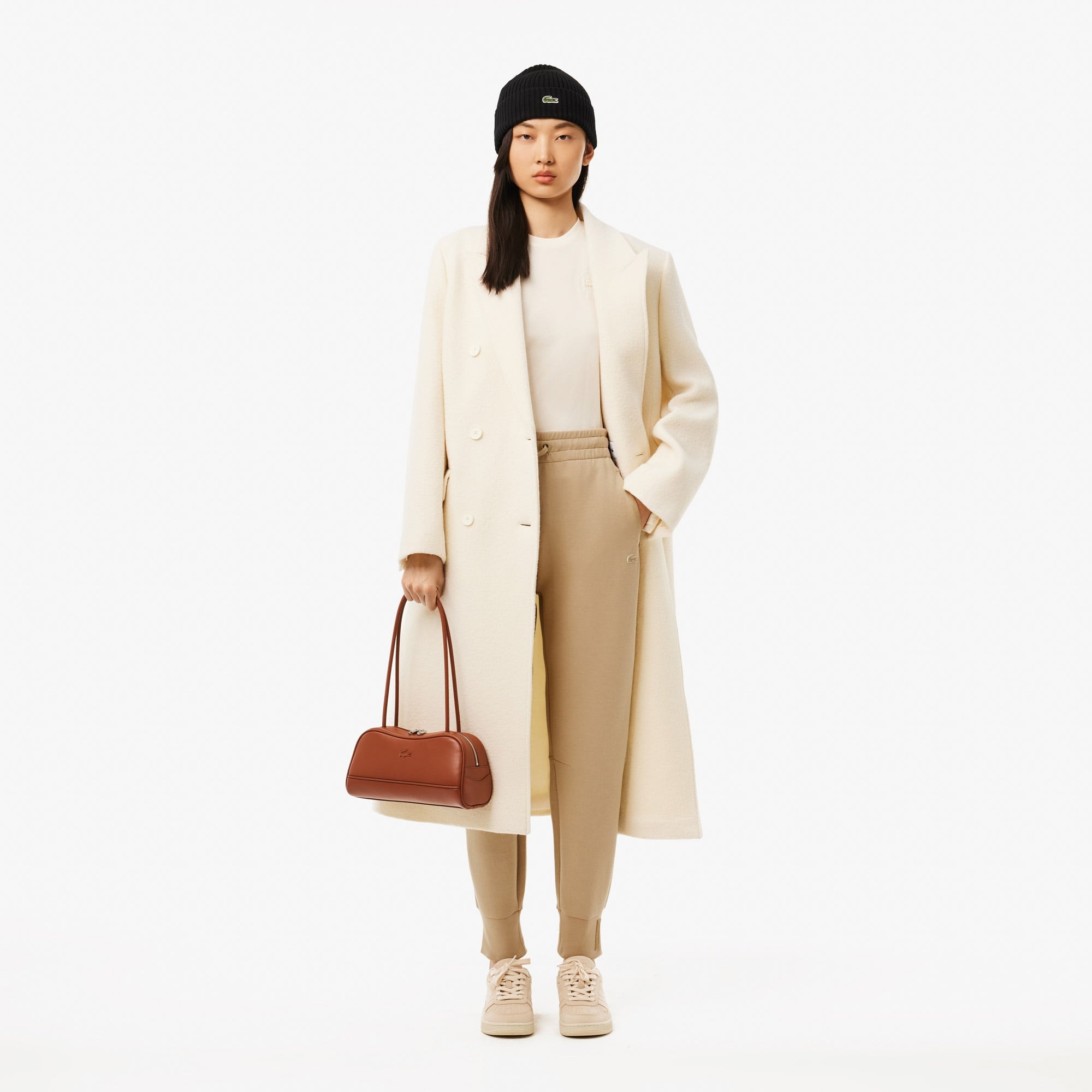 Kadın Regular Fit Bej Eşofman Altı